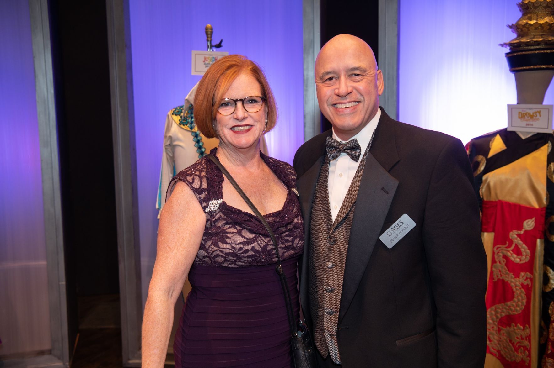 Lisa and board trustee Dean Erhardt